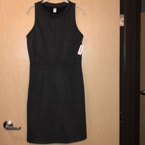 Grey mid-length dress